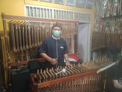 Ketua Sekber Wartawan Depok Sambangi Studio Angklung Merah Putih