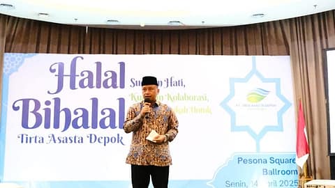Wali Kota Depok Hadiri Halalbihalal Tirta Asasta