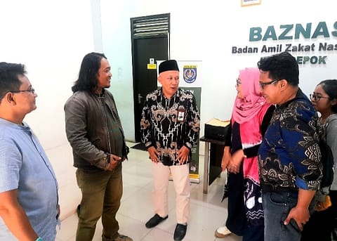 SWI Depok setelah audiensi dengan Baznas